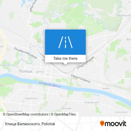 Улица Белинского map