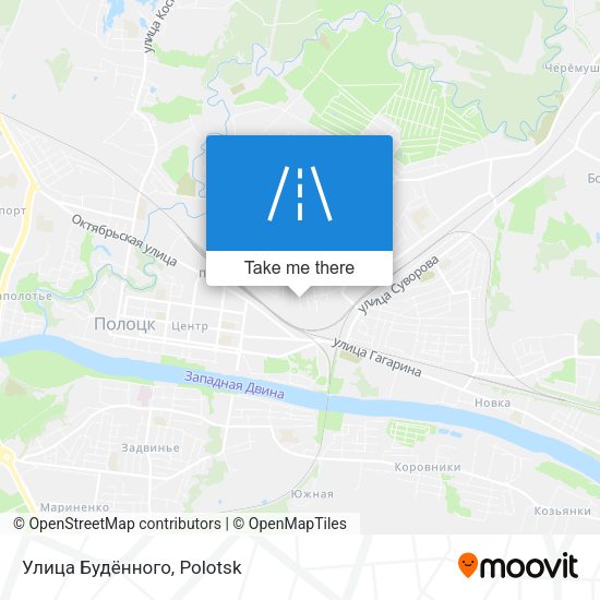Улица Будённого map