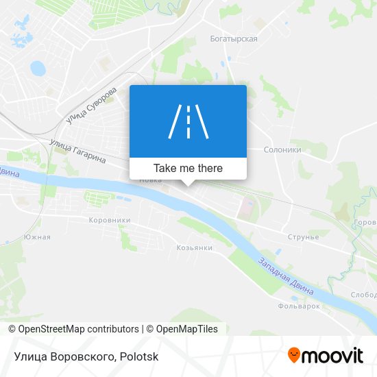 Улица Воровского map
