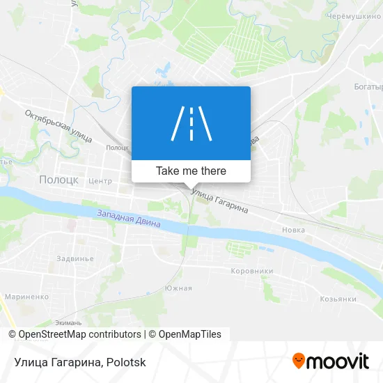 Улица Гагарина map