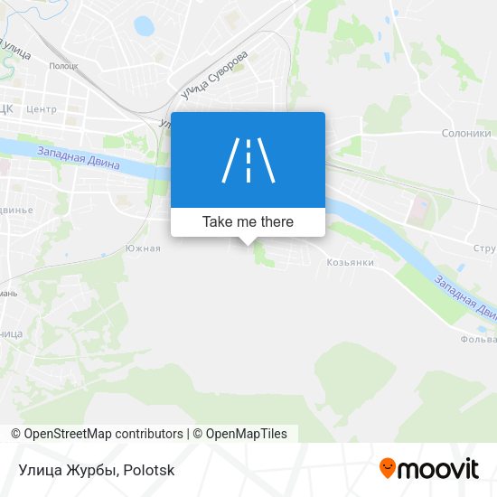 Улица Журбы map