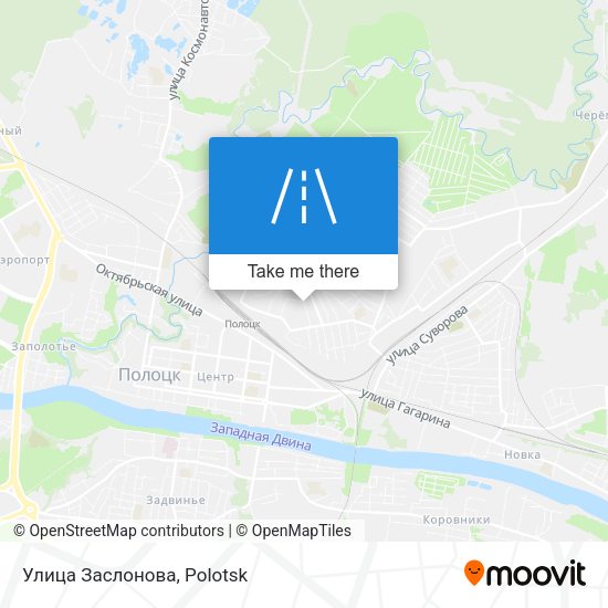 Улица Заслонова map