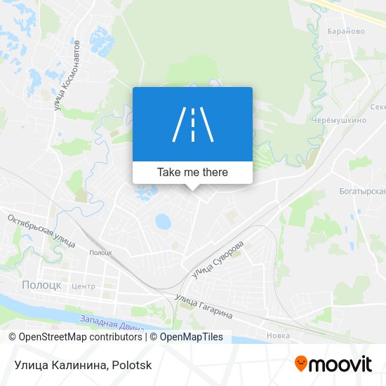 Улица Калинина map