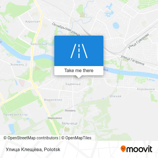 Улица Клещёва map
