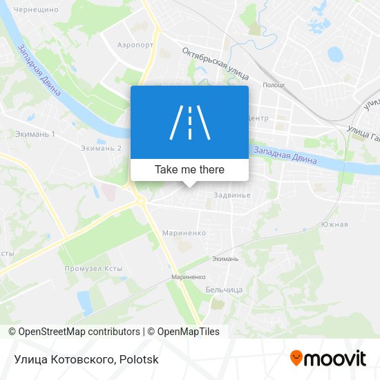 Улица Котовского map
