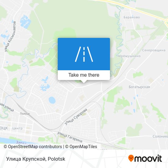 Улица Крупской map