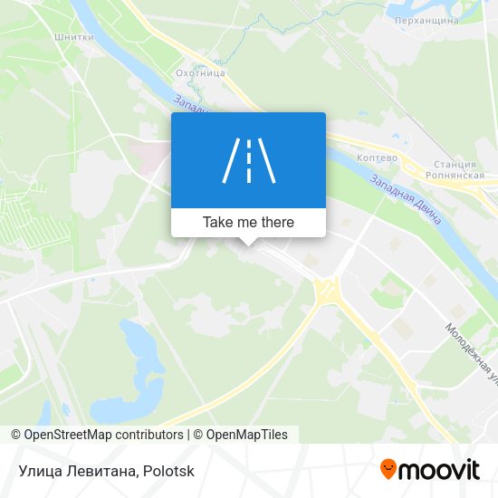 Улица Левитана map