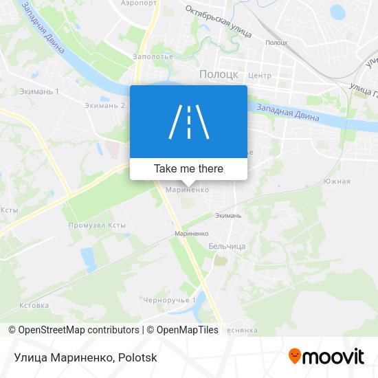 Улица Мариненко map