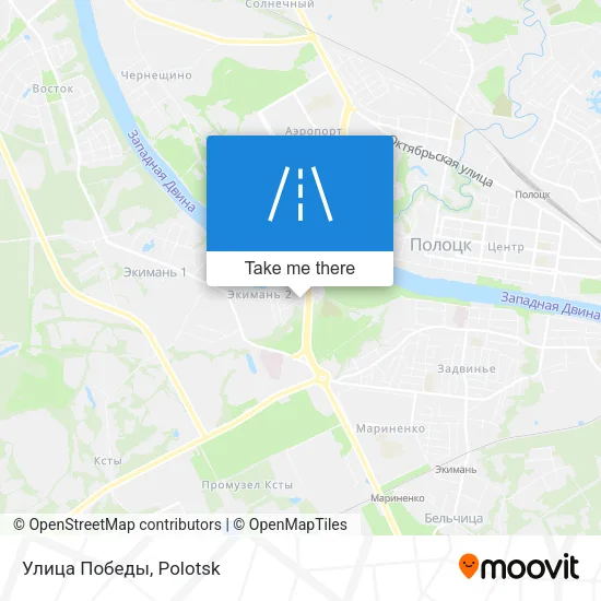 Улица Победы map