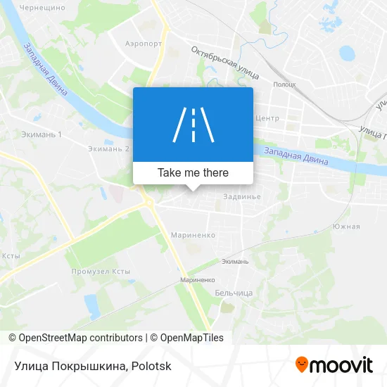 Улица Покрышкина map