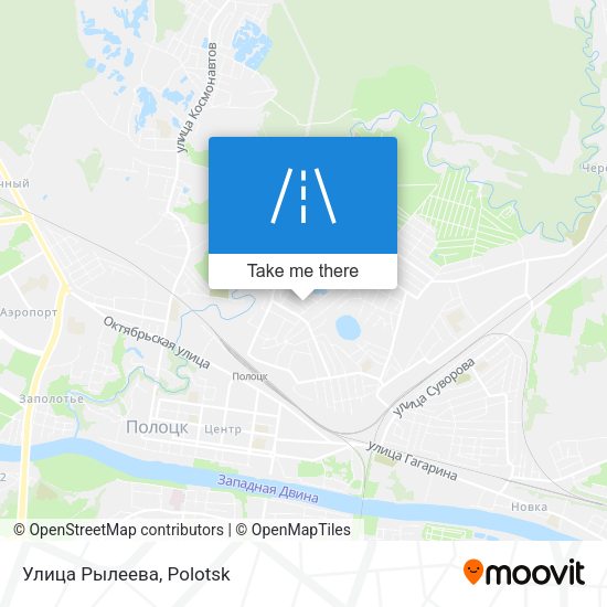 Улица Рылеева map