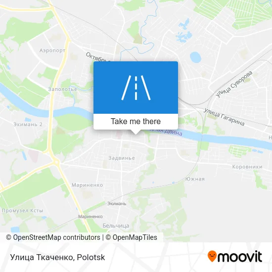 Улица Ткаченко map
