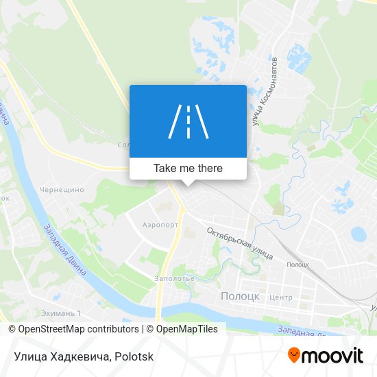 Улица Хадкевича map