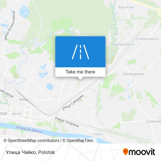 Улица Чайко map