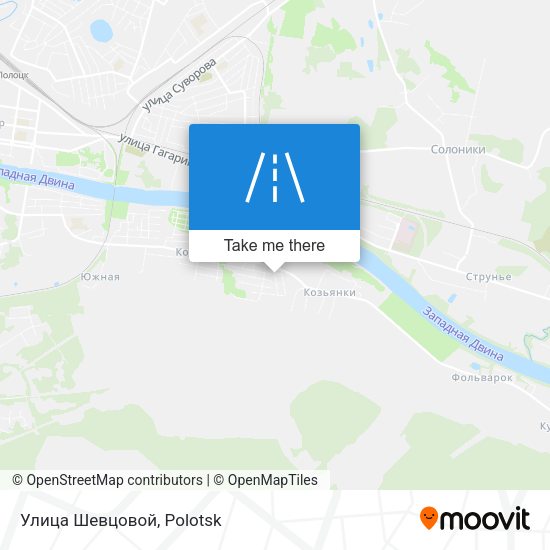 Улица Шевцовой map