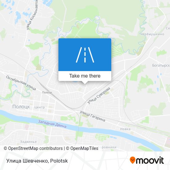 Улица Шевченко map