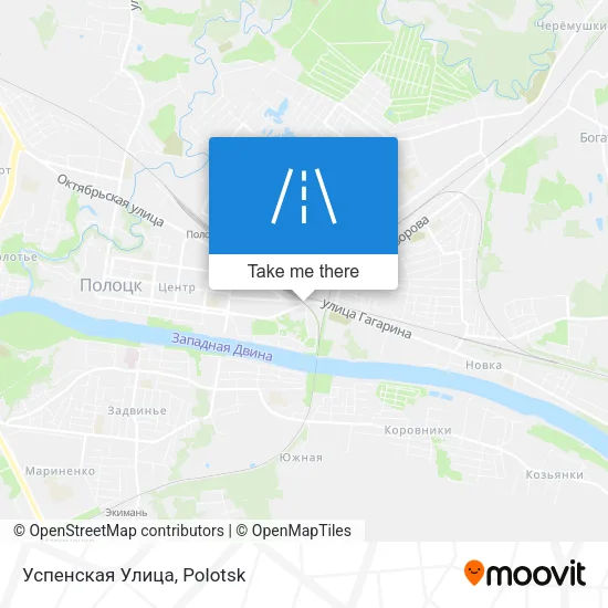 Успенская Улица map