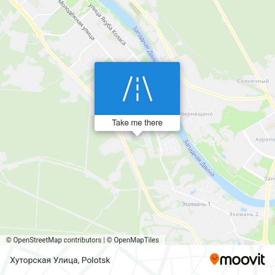 Хуторская Улица map