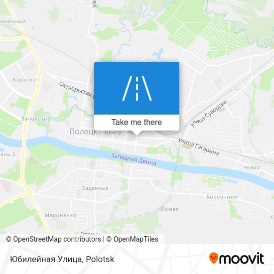 Юбилейная Улица map
