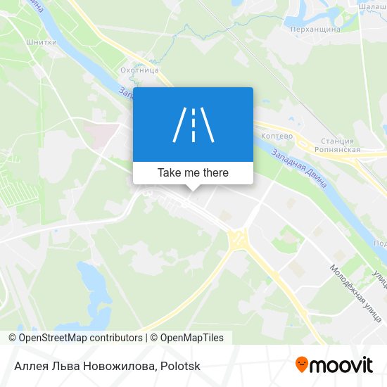 Аллея Льва Новожилова map