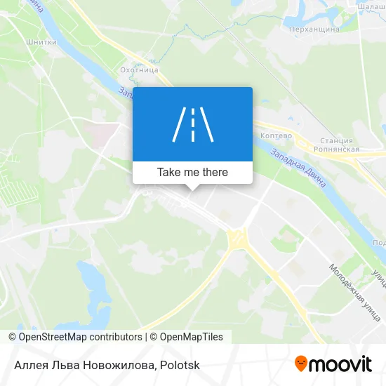 Аллея Льва Новожилова map