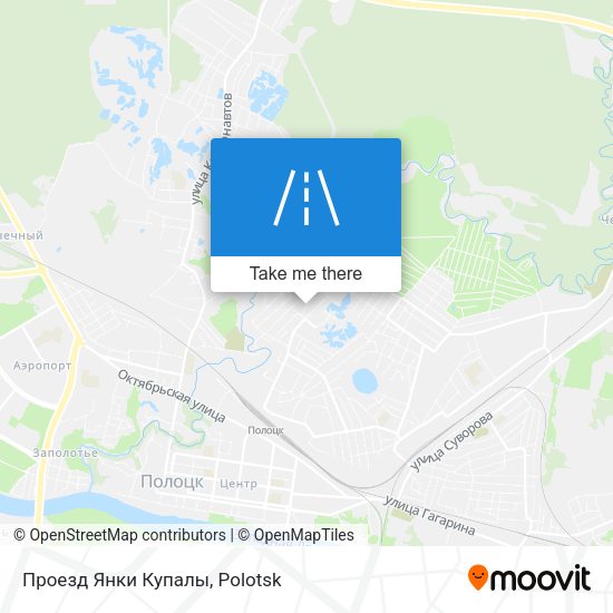 Проезд Янки Купалы map