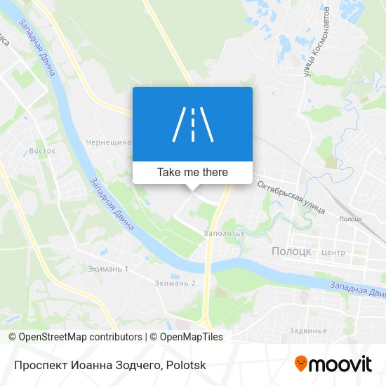 Проспект Иоанна Зодчего map