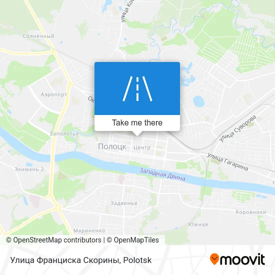 Улица Франциска Скорины map