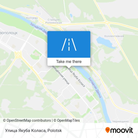 Улица Якуба Коласа map