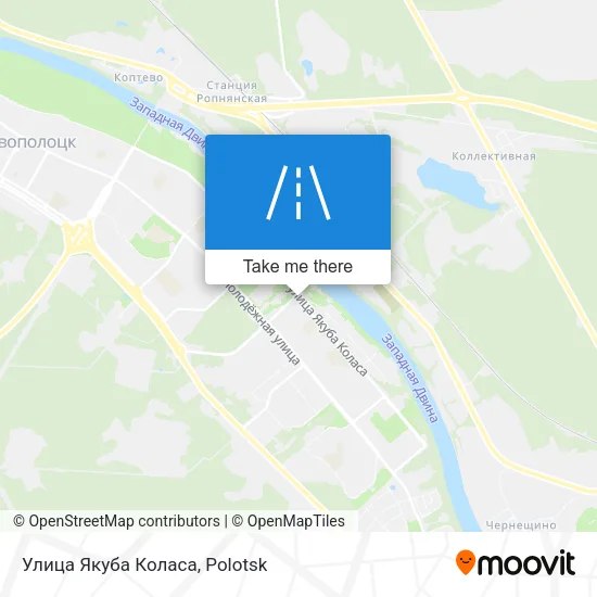 Улица Якуба Коласа map