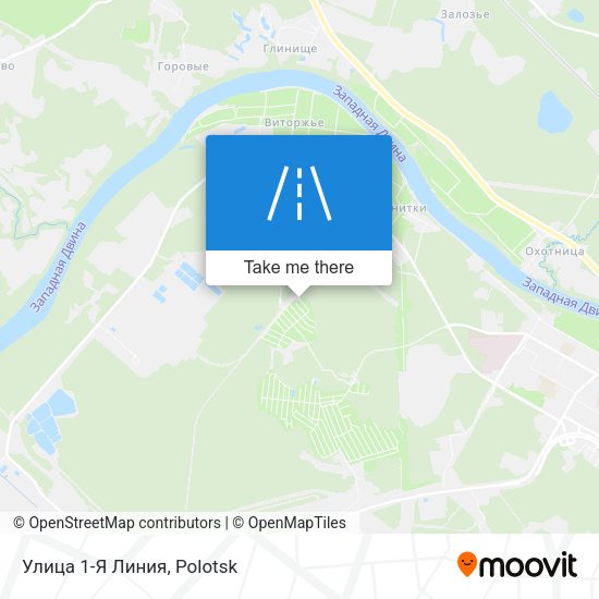 Улица 1-Я Линия map