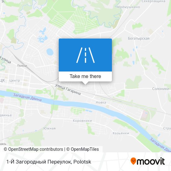 1-Й Загородный Переулок map