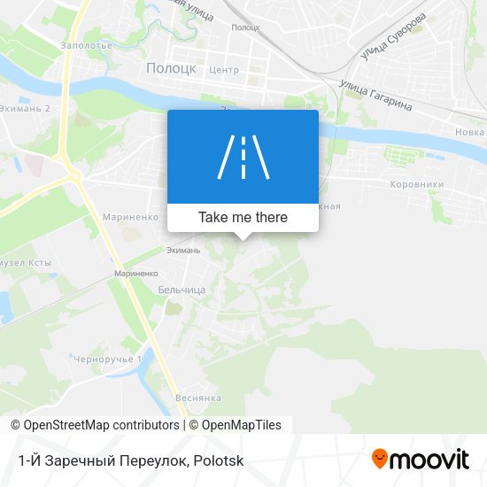 1-Й Заречный Переулок map