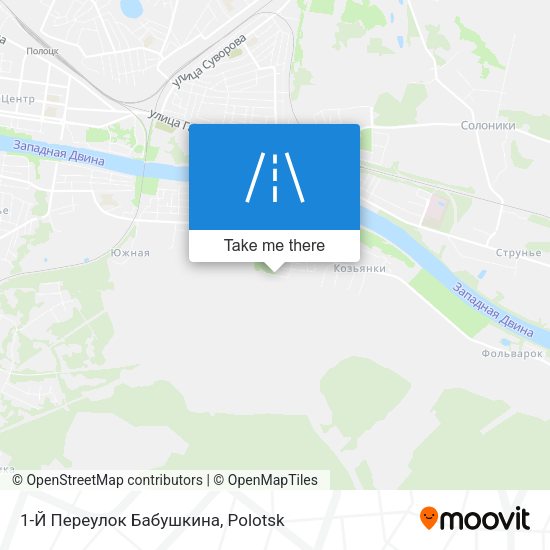 1-Й Переулок Бабушкина map