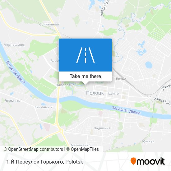 1-Й Переулок Горького map