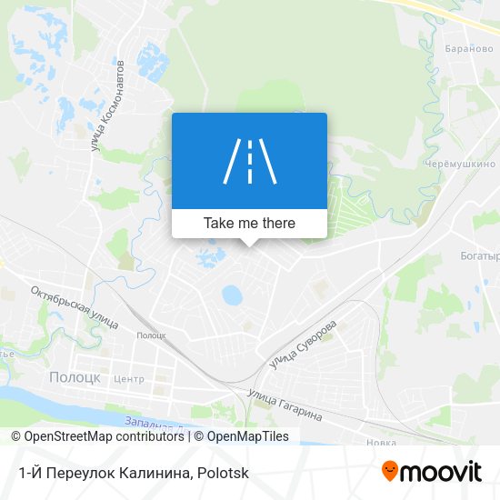 1-Й Переулок Калинина map
