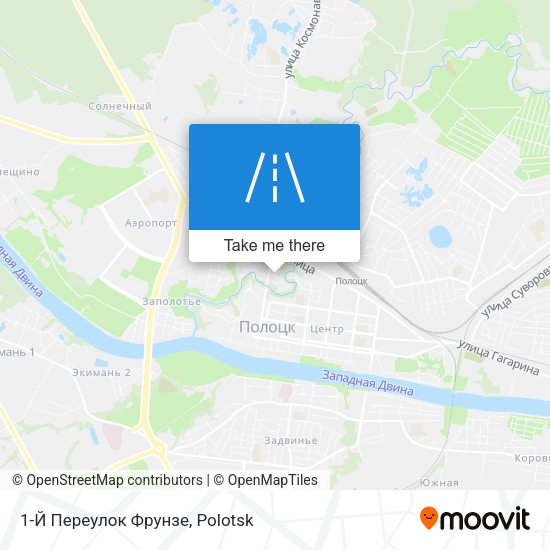 1-Й Переулок Фрунзе map