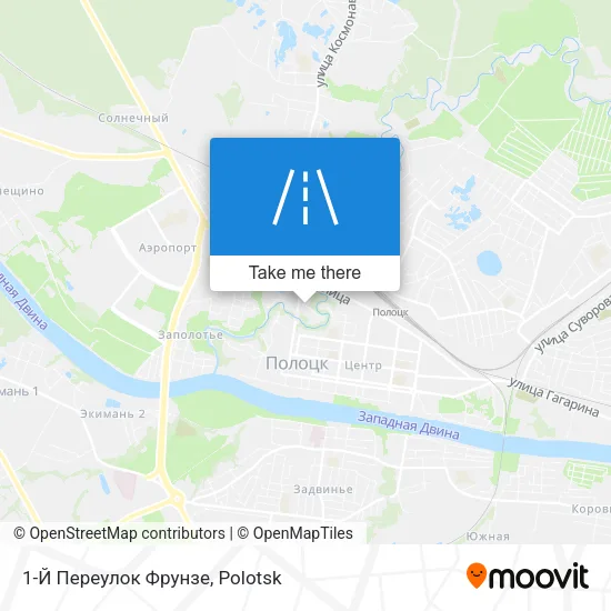 1-Й Переулок Фрунзе map