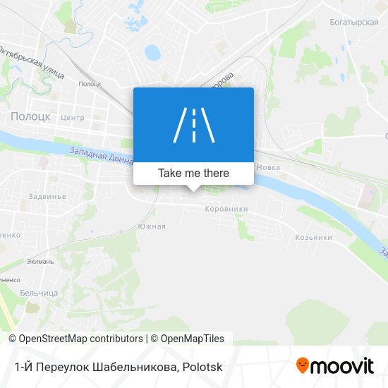 1-Й Переулок Шабельникова map