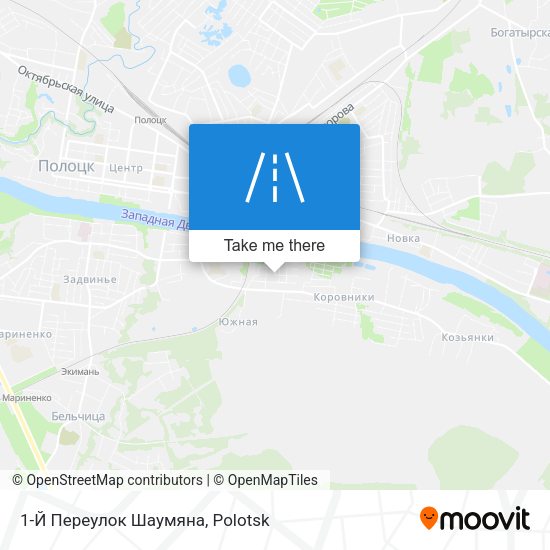 1-Й Переулок Шаумяна map