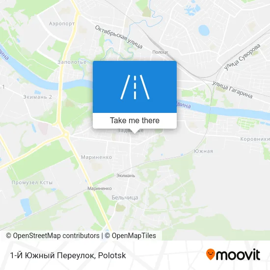1-Й Южный Переулок map