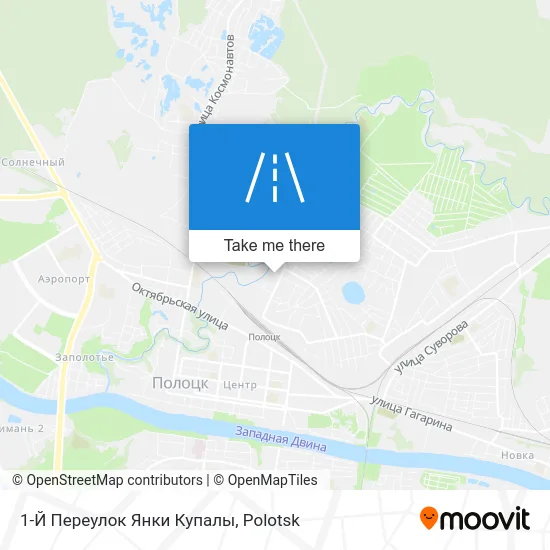 1-Й Переулок Янки Купалы map