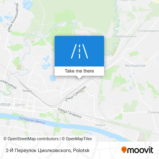 2-Й Переулок Циолковского map