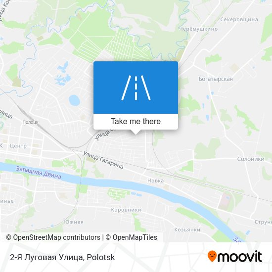 2-Я Луговая Улица map