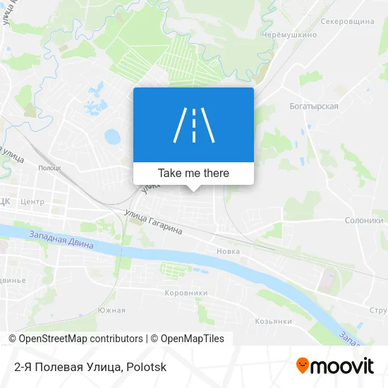 2-Я Полевая Улица map