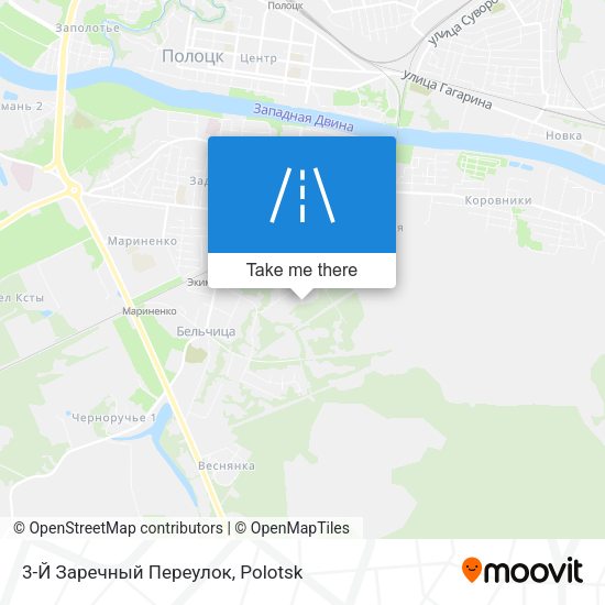 3-Й Заречный Переулок map
