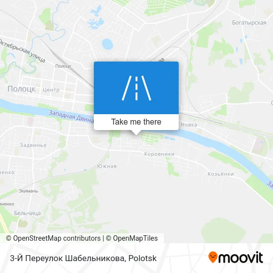 3-Й Переулок Шабельникова map