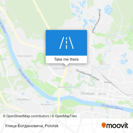 Улица Богдановича map