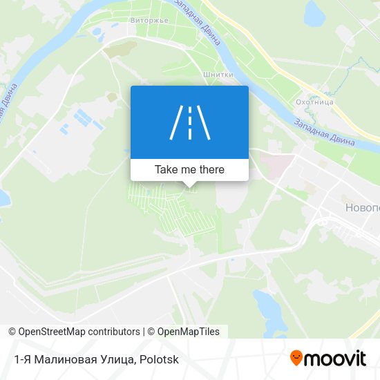 1-Я Малиновая Улица map