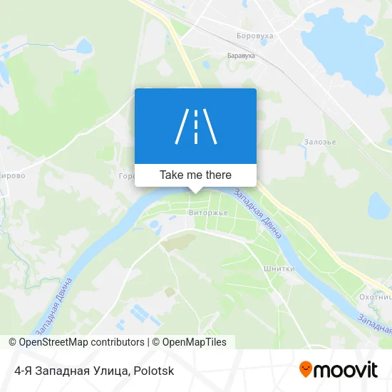 4-Я Западная Улица map